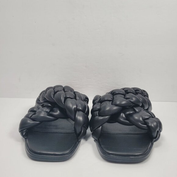 Vionic Kalina Women's Black Braided Slide Sandals US Size 8.5 - Picture 3 of 8
